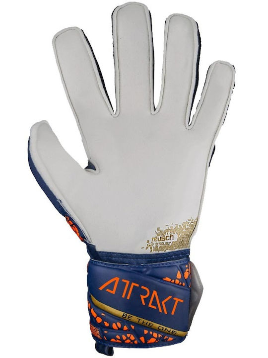 Reusch Attrakt Grip Jnr Γάντια Τερματοφύλακα Παιδικά Μπλε