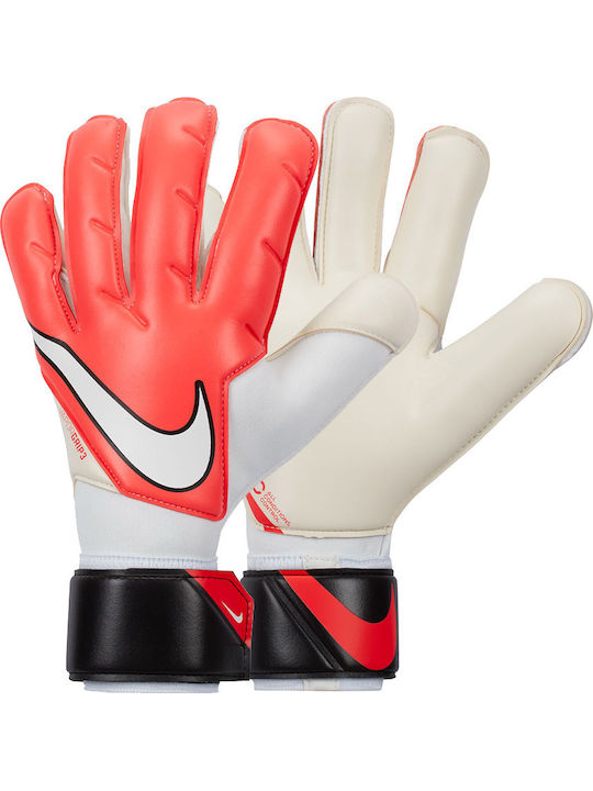 Nike Vapor Grip 3 Γάντια Τερματοφύλακα Ενηλίκων Κόκκινα