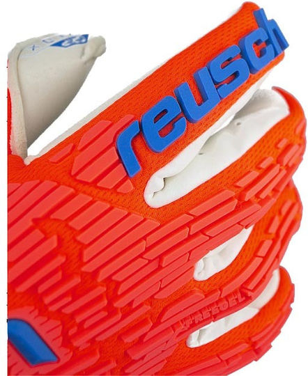 Reusch Attrakt Gold X Freegel Adults Goalkeeper Gloves Red