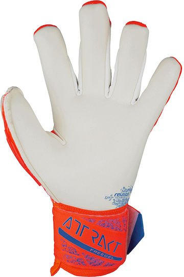 Reusch Attrakt Gold X Freegel Adults Goalkeeper Gloves Red