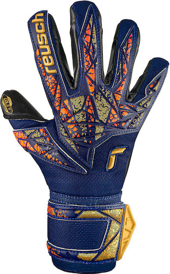 Reusch Attrakt Gold X Adults Goalkeeper Gloves Blue