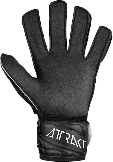 Reusch Attrakt Resist Jnr Kids Goalkeeper Gloves Black