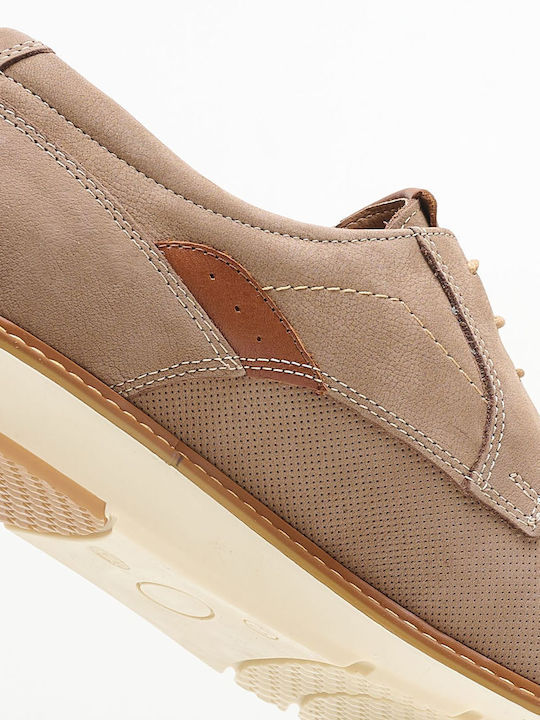 Men's Leather Casual Shoes Brown