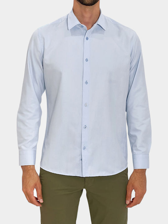 Baumwolle Hemd Sky Blue