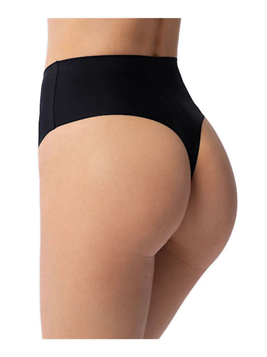 Julimex Γυναικείο String Simple Maxi Μαύρο