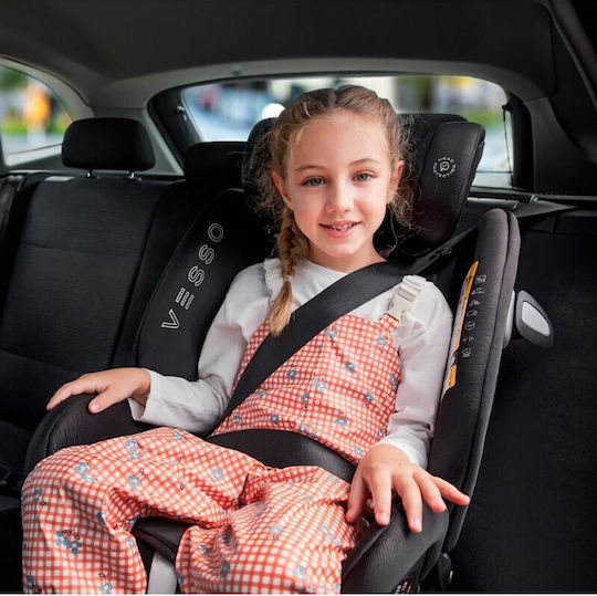 Babyauto Vesso Scaun Auto pentru Copii i-Size cu Isofix Black Line 0-36 kg