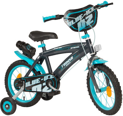 Toimsa Blue Ice 14" Kids Bicycle BMX with Aluminum Frame Black