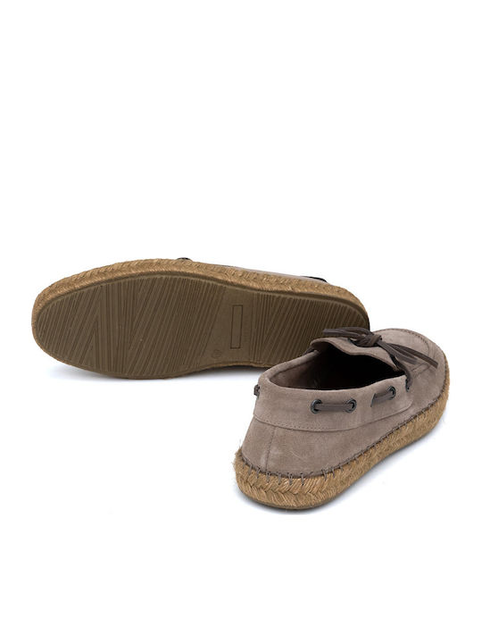 Wildleder Herren Mokassins in Gray Farbe