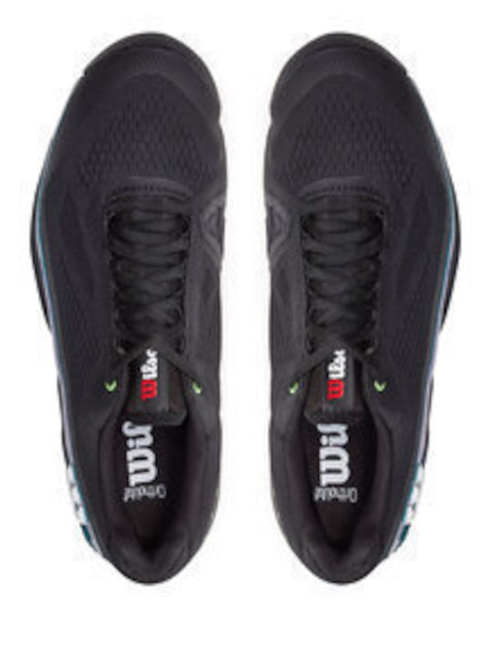 Wilson Rush Pro 4.0 Ανδρικά Παπούτσια Τένις Μαύρα
