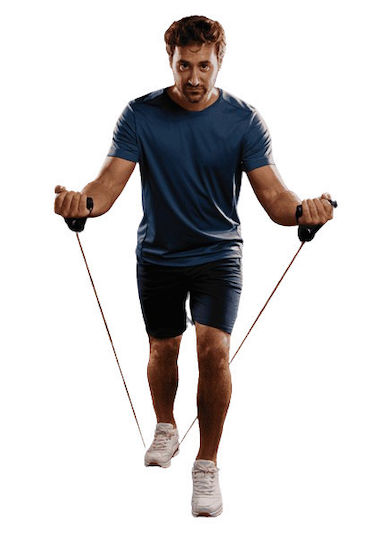 MSD Band Resistance Band Gymtube Soft with Handles Yellow 30m