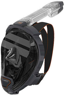 Aria Qr+ Black Full Face Snorkel Mask M L