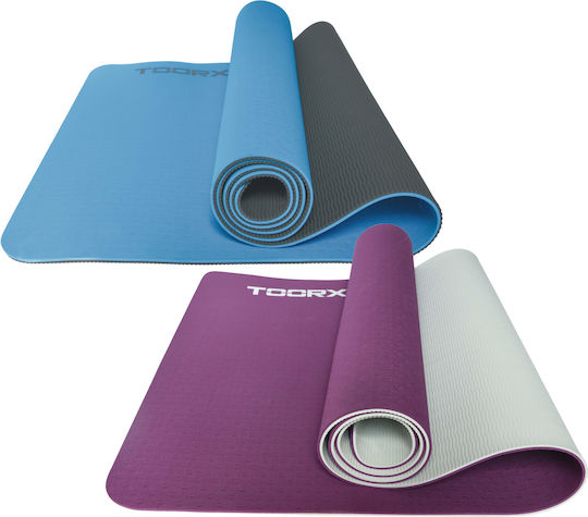 Toorx MAT-183 Στρώμα Γυμναστικής Yoga Μπλε (183x60x0.6cm)