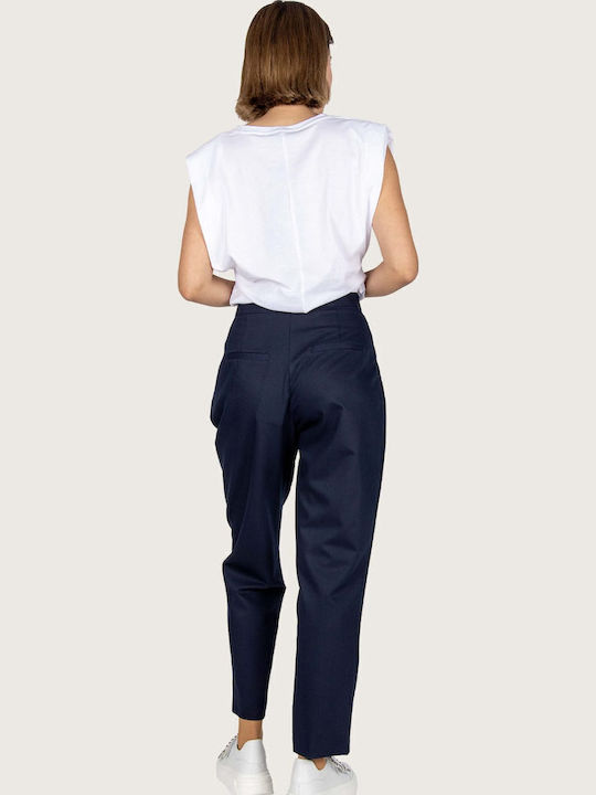 Dama Tesatura Pantaloni Albastru