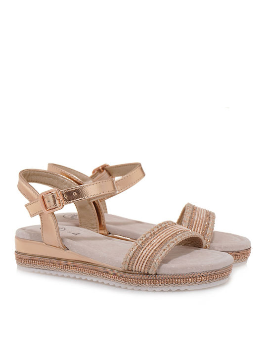 Exe Kids' Sandals Rose Gold