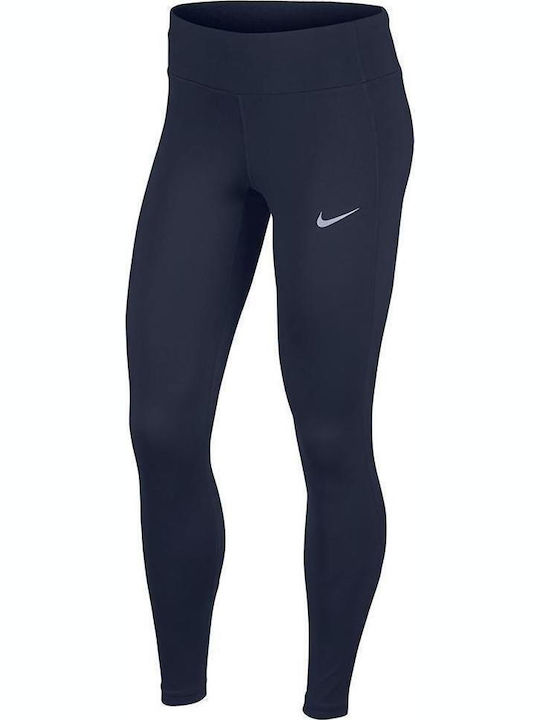 Nike Racer Laufen Frauen Lang Leggings Marineblau