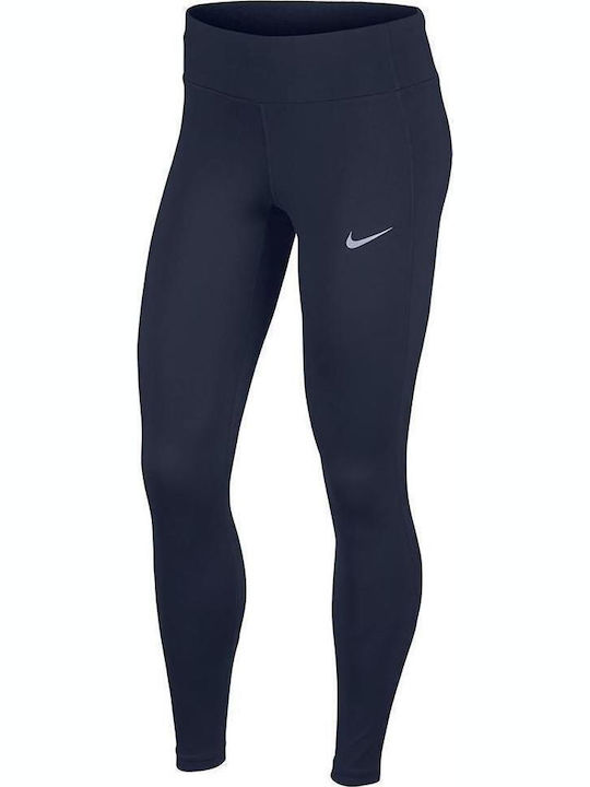 Nike Racer Women's Long Running Legging Navy Blue