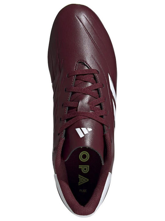 adidas Copa Pure 2 Club Football Shoes with Cleats Burgundy
