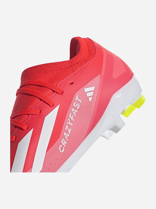 adidas X Crazyfast League Football Shoes with Cleats Red