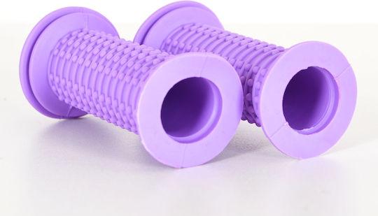 Byox 110228 Χειρολαβές Ποδηλάτου σε Μωβ Χρώμα 95mm από πλαστικό