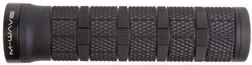 M-Wave 130mm 410617 Bicycle Handlebar Grips in Black Color