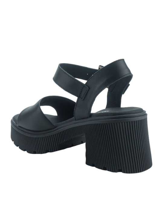Leather Sandals Anatomic Black