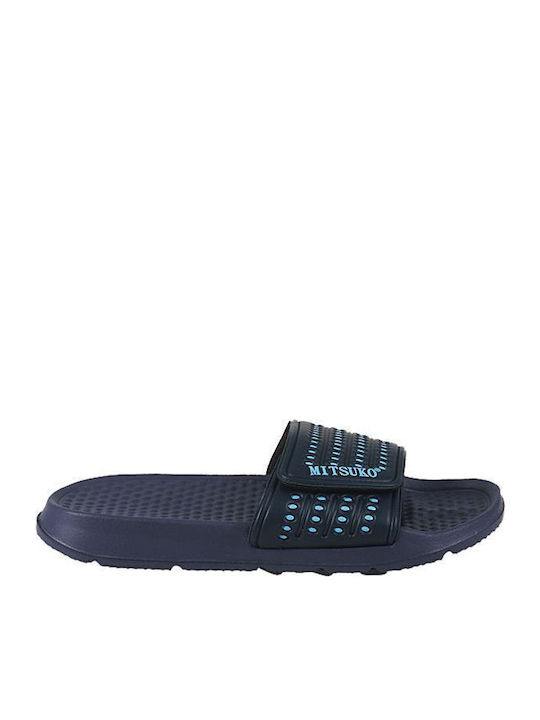 Men's Slides Blue