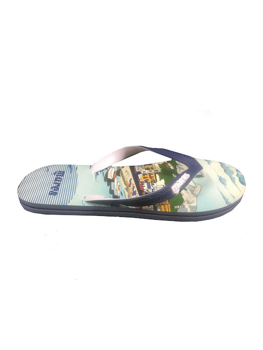 Capri Herren Flip Flops Blau
