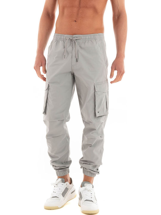 Trousers Cargo Elastic in Loose Fit Ultimate grey