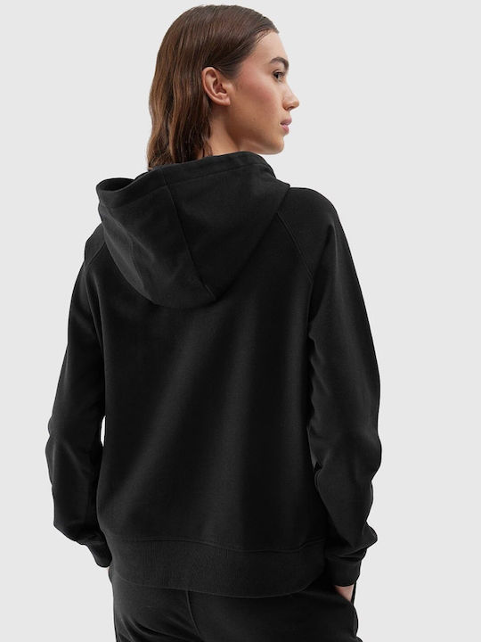 4F Women's Hooded Sweatshirt Black