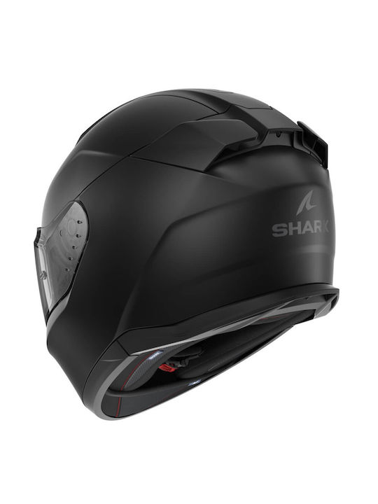 Shark D-skwal 3 Blank Black Mat Motorradhelm Volles Gesicht ECE 22.06 1540gr