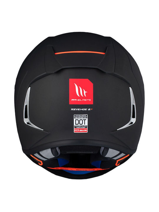 MT Revenge 2 S Motorcycle Helmet Full Face ECE 22.06 1400gr
