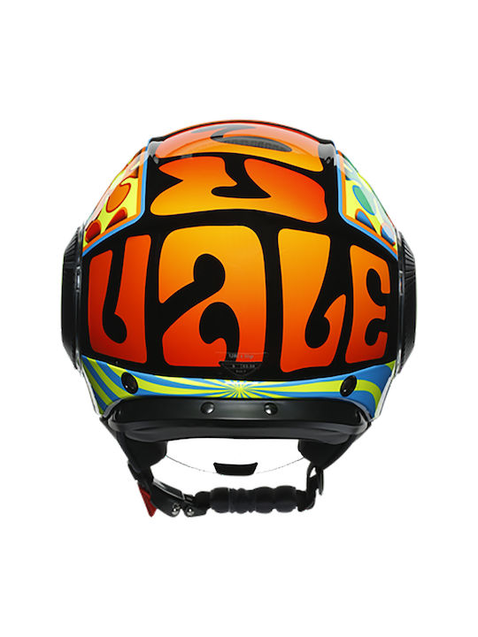 AGV Fluid Valencia Κράνος Μηχανής Jet ECE 22.05 1670gr με Sunvisor