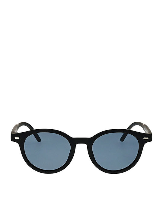 Marasil Round Kids Sunglasses with Polarized Lenses Black for 4-7 Years