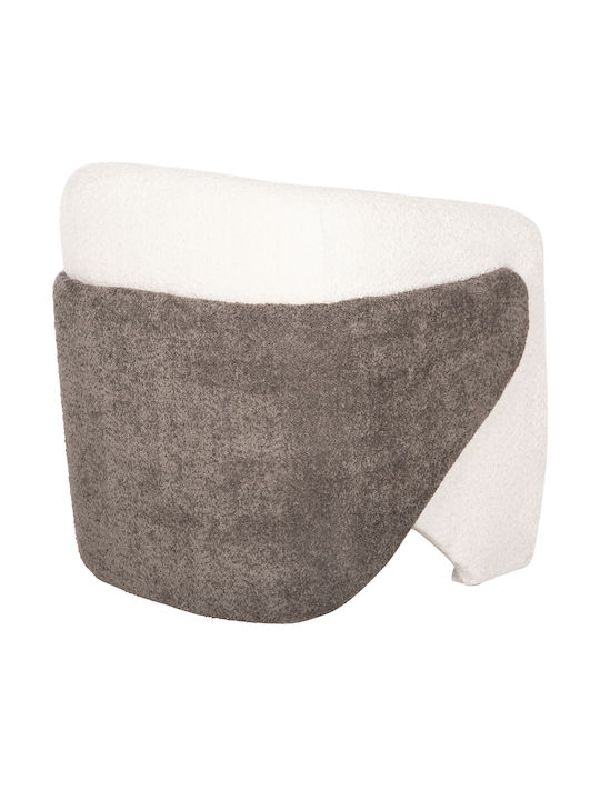 Doper Sessel Weiß 68x72x76cm