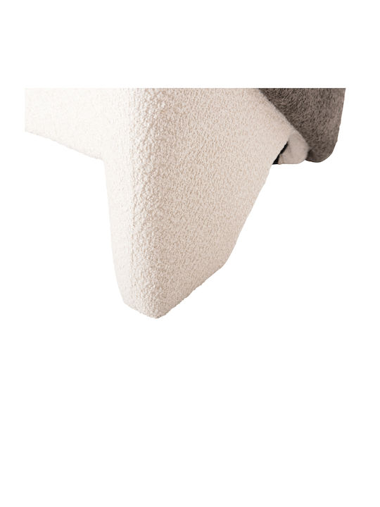 Doper Sessel Weiß 68x72x76cm
