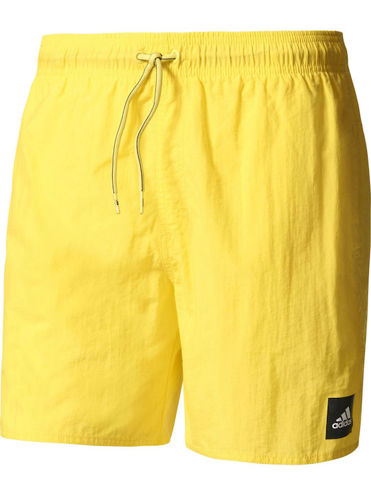 Adidas Solid Short Men's Swimwear Shorts Yellow