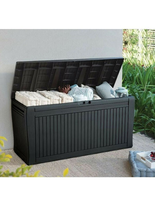 Keter Cutie de depozitare pentru exterior Comfy Plastic 270lt Gri L117xW45xH57buc