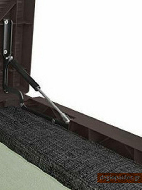 Keter Cutie de depozitare pentru exterior Java Rattan 870lt Gri L132xW72xH79buc