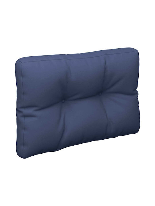 vidaXL Waterproof Pallet Bench Cushion Navy Blue 40x60cm. 377966