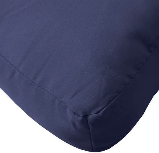 vidaXL Waterproof Bench Cushion for Palette with Backrest Navy 40x50cm