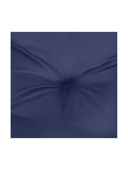 vidaXL Waterproof Pallet Bench Cushion Navy Blue 40x60cm. 377966