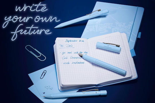 Faber-Castell Grip 2010 Calligraphy Pen Medium Blue made of Steel