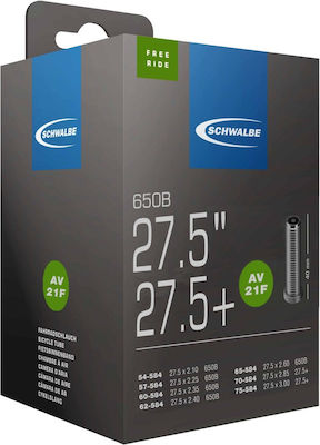 Schwalbe Bicycle Tyre Inner Tube 27.5" x2,10-3,00 Freeride AV 21F