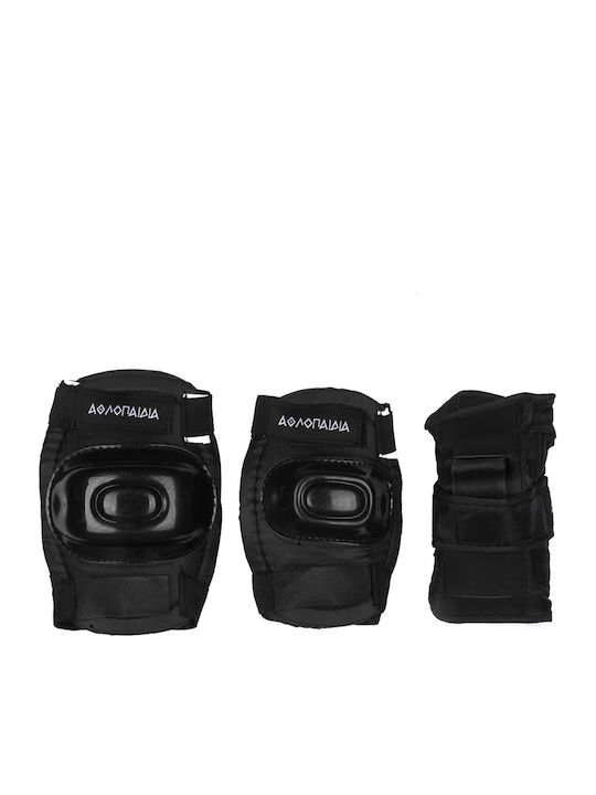 Athlopaidia Children's Protective Gear Set for Rollers Blue
