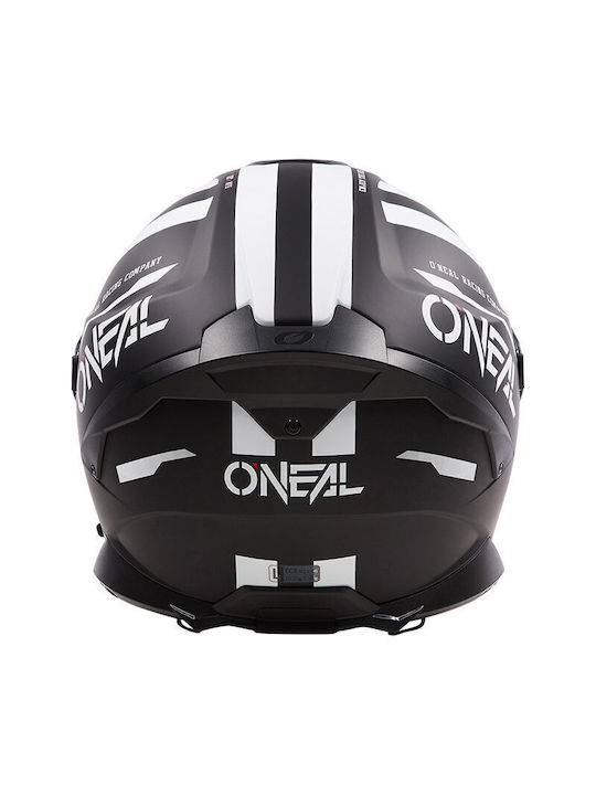 O'Neal Challenger Warhawk V.24 Black/White/Red Motorcycle Helmet Full Face ECE 22.06 with Sunvisor