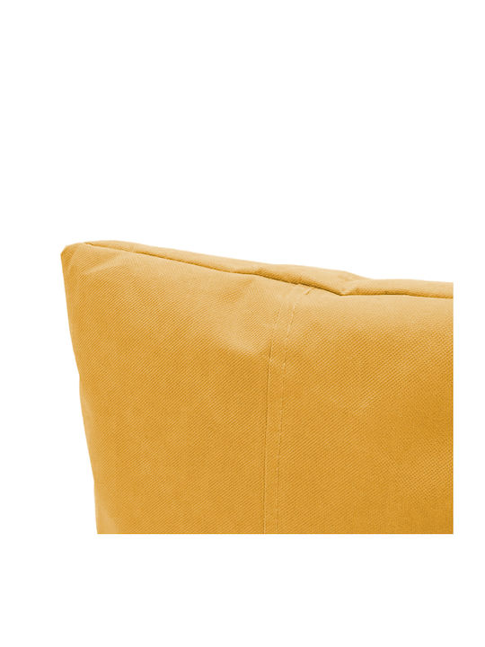 Bean Bag Chair Waterproof Norm Pro Mustard 65x65x80cm