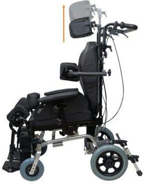 Mobiak Dione Ii Wheelchair 12" Special Type 0803401 Black