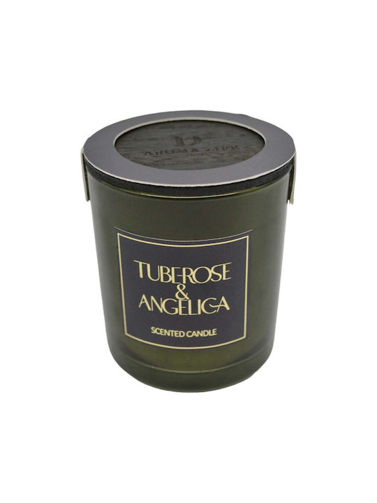 Ankor Aromatic Candle In Jar With Tuberose & Angelica Perfume 7x7.8cm