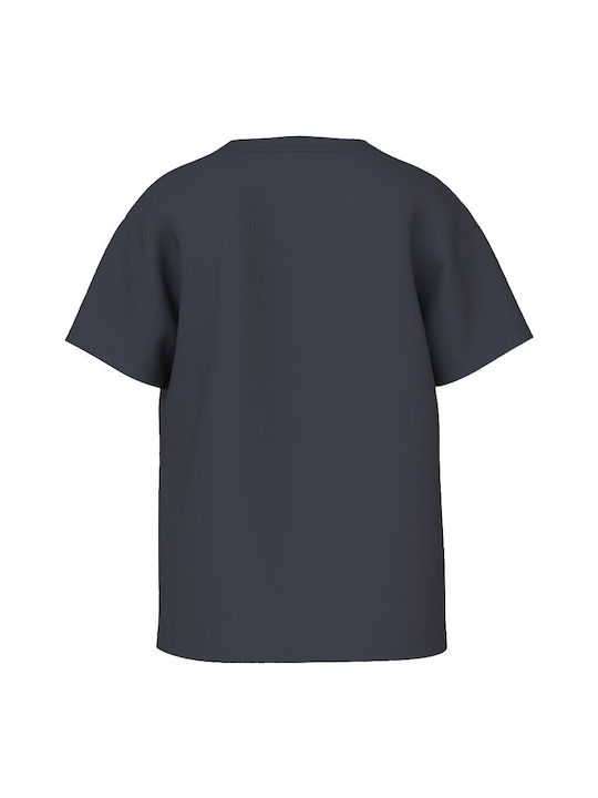 Name It Kids Blouse Short Sleeve Blue Navy