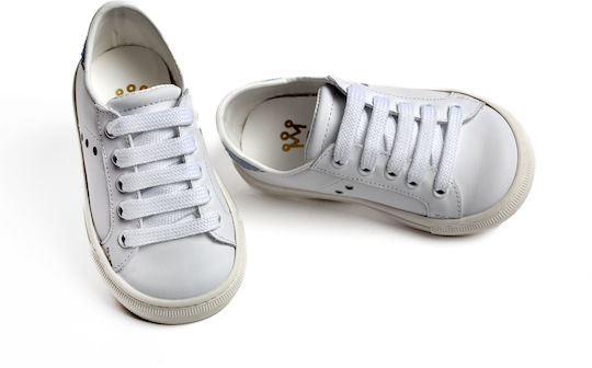 Ever Kid White Baptism Leather Sneakers